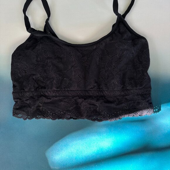 Etam French Bralette XL Black Lace - Lightly Lined - Soft & Stretchy - Picture 5 of 9